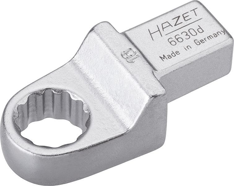 Hazet Einsteck-Ringschlüssel - Vierkant 14x18mm - Sechskant - 16mm [Hersteller-Nr. 6630D-16]