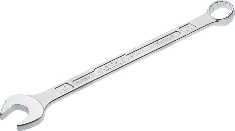 Hazet Ring-Maulschlüssel - Doppel-Sechskant-Tractionsprofil - 30 mm [Hersteller-Nr. 600N-30]