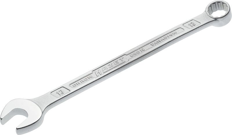 Hazet Ring-Maulschlüssel - Doppel-Sechskant-Tractionsprofil - 13 mm [Hersteller-Nr. 600N-13]