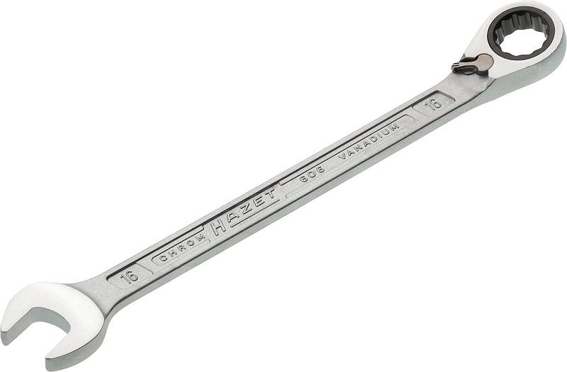 Hazet Knarren Ring-Maulschlüssel - Doppel-Sechskant - 16mm [Hersteller-Nr. 606-16]
