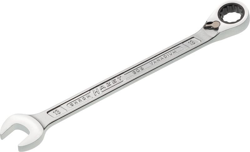 Hazet Knarren Ring-Maulschlüssel - Doppel-Sechskant - 13mm [Hersteller-Nr. 606-13]