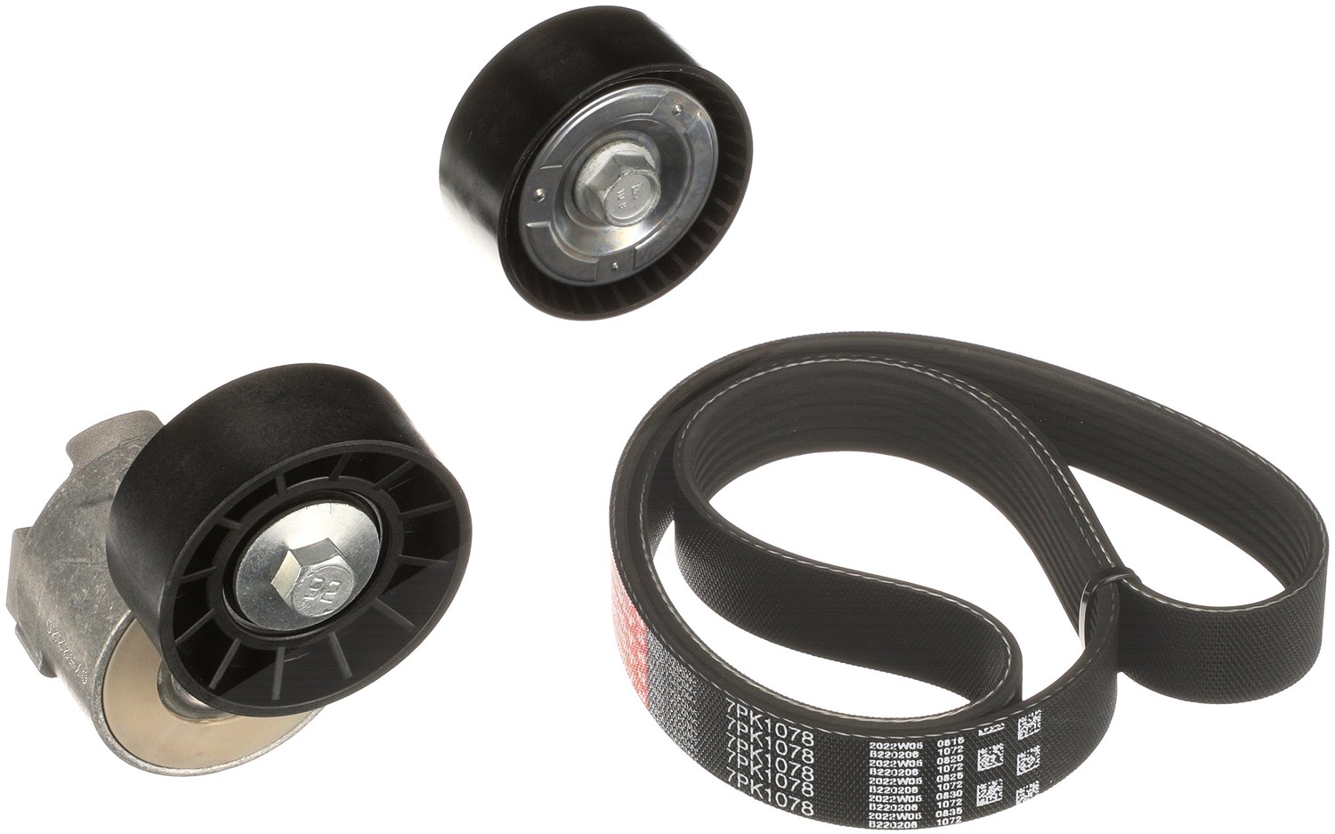 Gates Keilrippenriemensatz [Hersteller-Nr. K027PK1078] für Fiat
