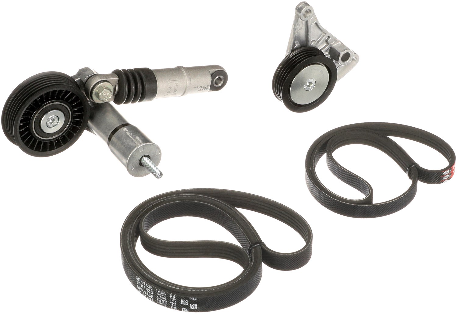 Gates Keilrippenriemensatz [Hersteller-Nr. K025PK1435] für Audi