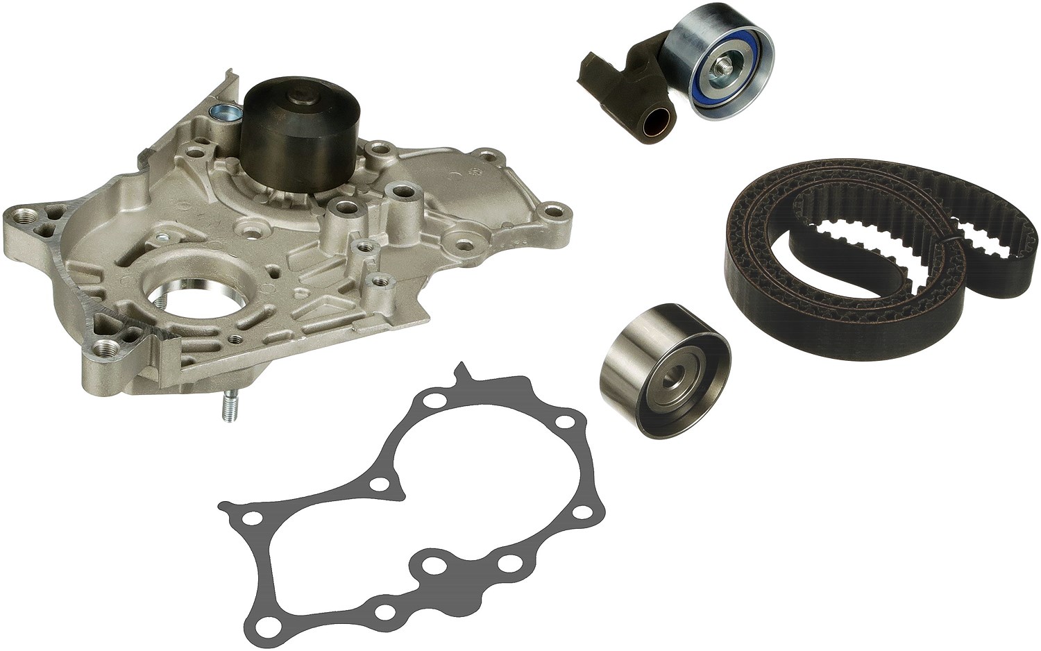 Gates Wasserpumpe + Zahnriemensatz [Hersteller-Nr. KP15562XS-2] für Toyota