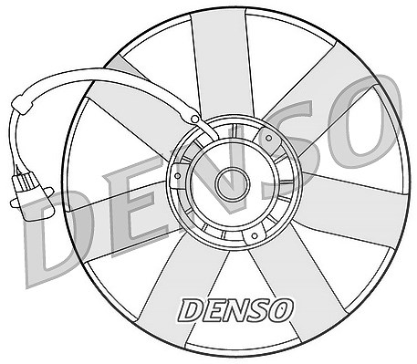 Denso Lüfter, Motorkühlung [Hersteller-Nr. DER32002] für VW, Skoda