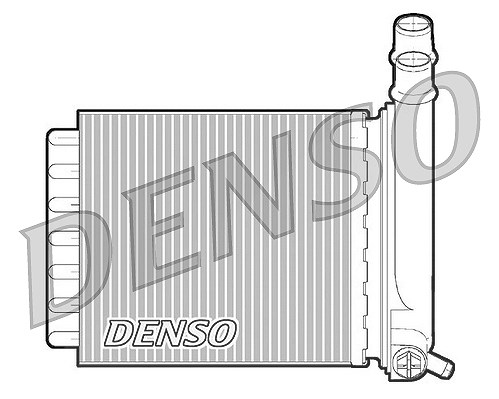 Denso Wärmetauscher, Innenraumheizung [Hersteller-Nr. DRR07007] für Peugeot, Fiat, Citroën