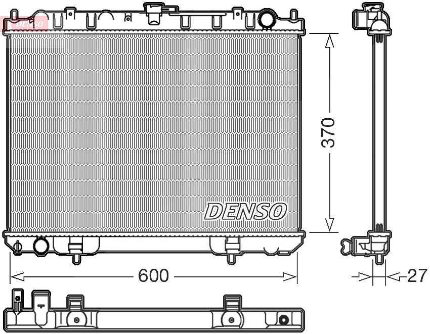 Denso Kühler, Motorkühlung [Hersteller-Nr. DRM46039] für Nissan