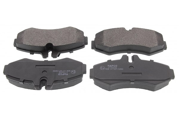 Mapco Bremsbeläge Vorderachse SYSTEM BOSCH [Hersteller-Nr. 6522] für Mercedes-Benz
