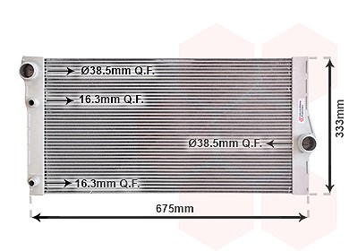 Van Wezel Kühler, Motorkühlung [Hersteller-Nr. 06002410] für BMW