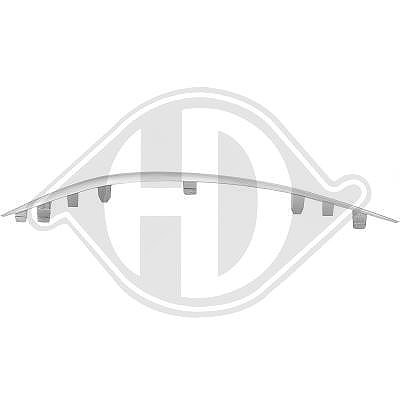 Diederichs Zier-/Schutzleiste, Stoßfänger [Hersteller-Nr. 1673064] für Mercedes-Benz