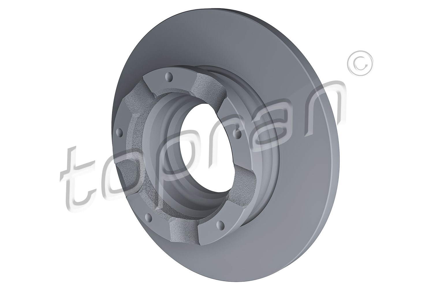Topran Bremsscheibe Hinterachse Voll [Hersteller-Nr. 305045] für Ford