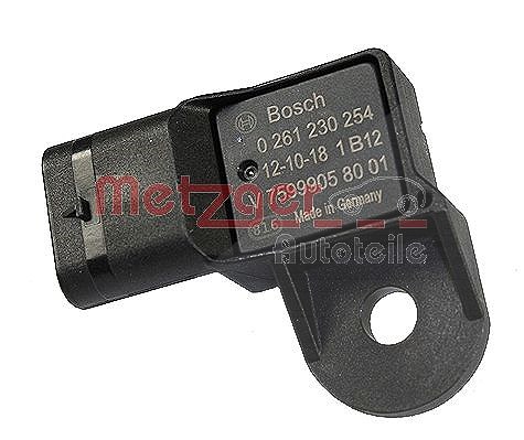 Metzger Autoteile Sensor, Saugrohrdruck [Hersteller-Nr. 0906153] für Citroën, Peugeot, Mini