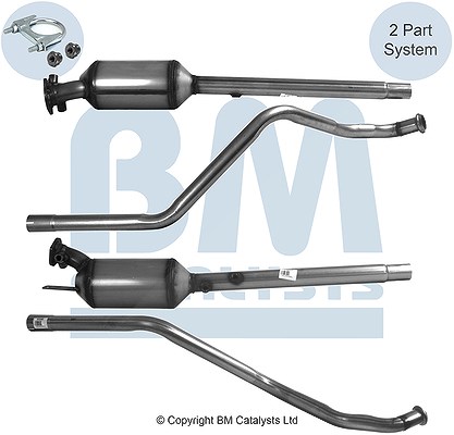 Bm Catalysts Ruß-/Partikelfilter, Abgasanlage [Hersteller-Nr. BM11014P] für Renault