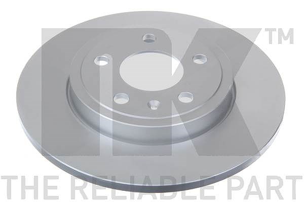 Nk Bremsscheibe Hinterachse Voll [Hersteller-Nr. 2047111] für Audi, Seat