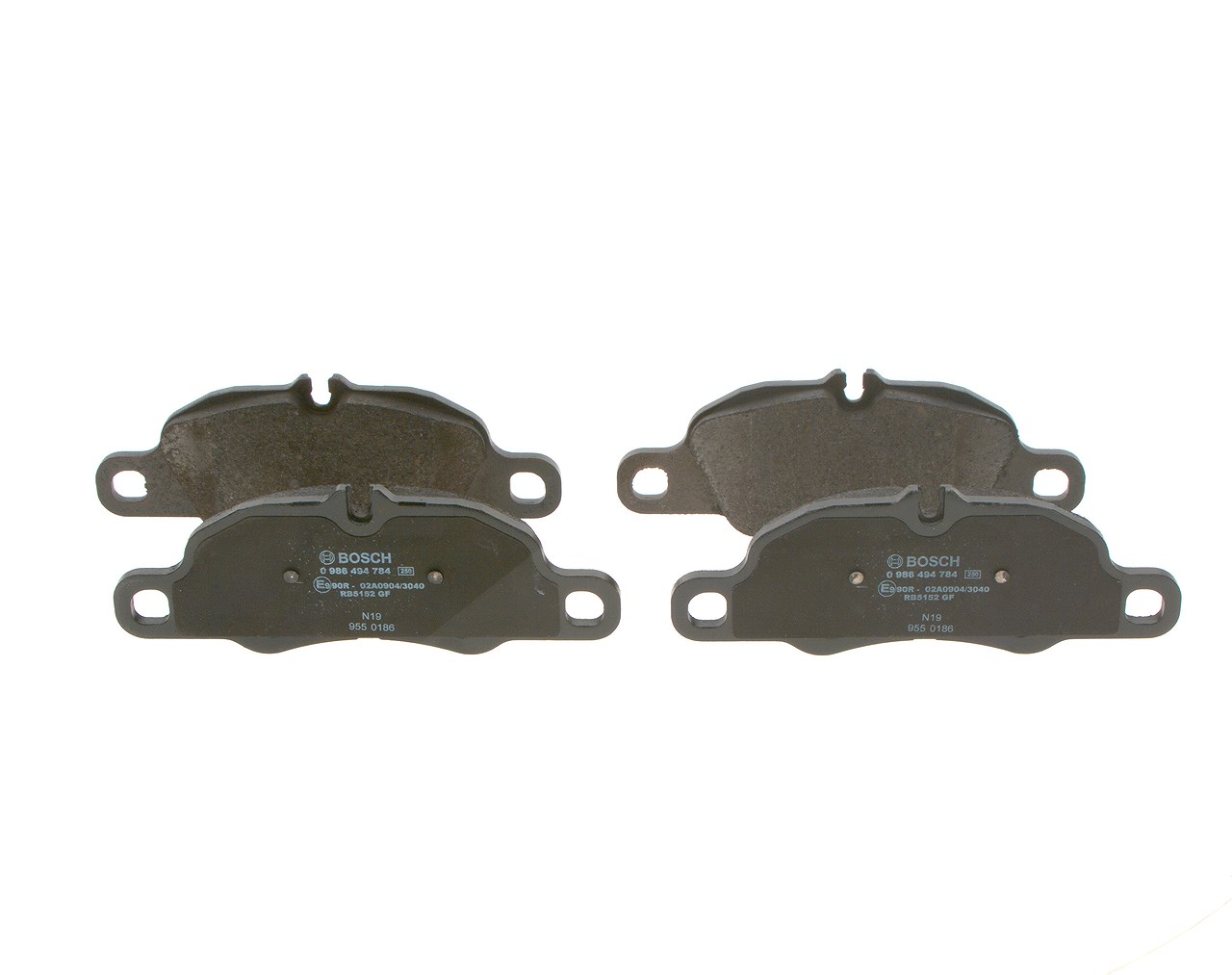 Bosch Bremsbelagsatz, Scheibenbremse [Hersteller-Nr. 0986494784] für Porsche