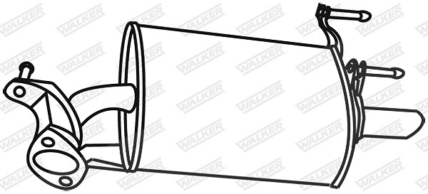Walker Endschalldämpfer [Hersteller-Nr. 18570] für Toyota