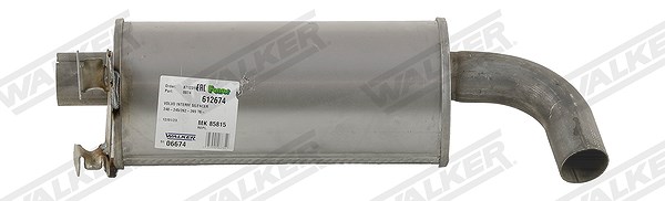 Walker Mittelschalldämpfer [Hersteller-Nr. 06674] für Volvo