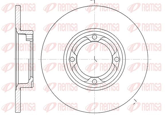 Kawe 1x Bremsscheibe [Hersteller-Nr. 683200] für Daihatsu