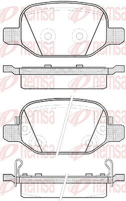 Kawe Bremsbelagsatz, Scheibenbremse [Hersteller-Nr. 072752] für Fiat