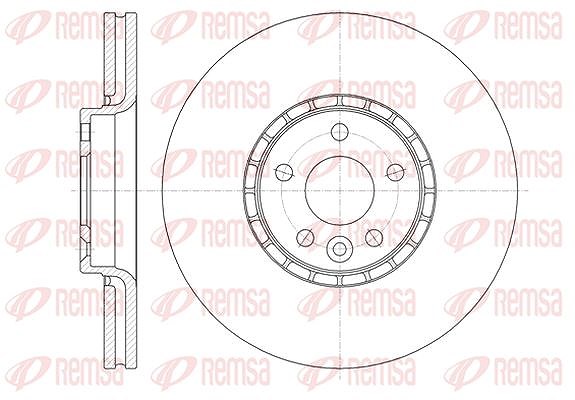 Kawe 1x Bremsscheibe [Hersteller-Nr. 6131910] für Volvo
