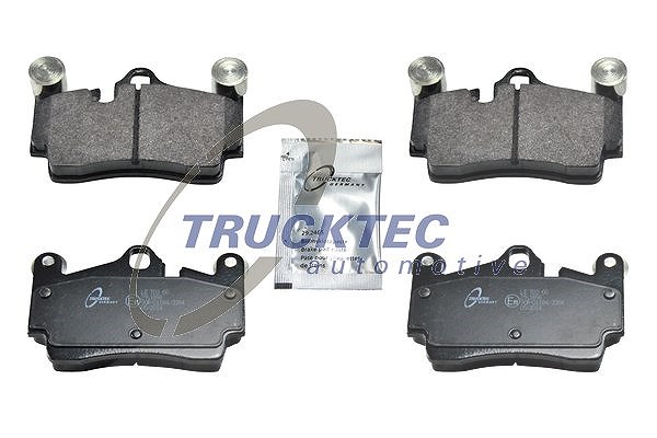 Trucktec Automotive Bremsbelagsatz, Scheibenbremse [Hersteller-Nr. 07.35.111] für VW, Audi, Porsche