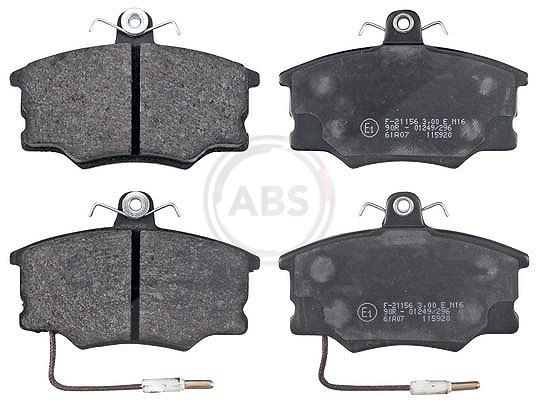 A.b.s. Bremsbeläge vorne (Satz) [Hersteller-Nr. 36185] für Fiat, Lancia
