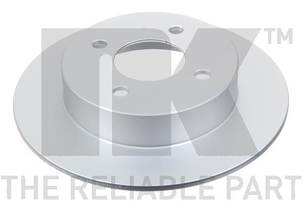 Nk 1x Bremsscheibe Hinterachse Voll [Hersteller-Nr. 312253] für Nissan