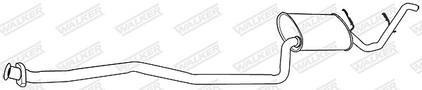 Walker Endschalldämpfer [Hersteller-Nr. 09616] für Ford