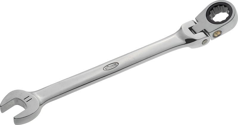 Vigor Gelenk Ratschen-Ring-Maulschlüssel - Sechskant, Zwölfkant - 11mm [Hersteller-Nr. V2807]