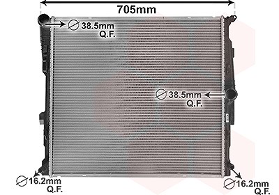 Van Wezel Kühler, Motorkühlung [Hersteller-Nr. 06002548] für BMW