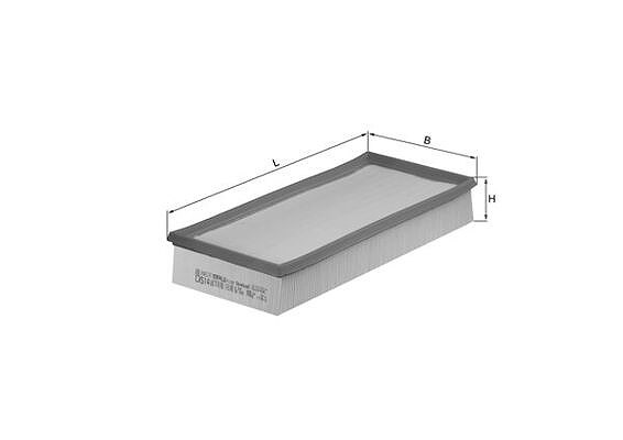 Knecht Luftfilter [Hersteller-Nr. LX514] für Mitsubishi