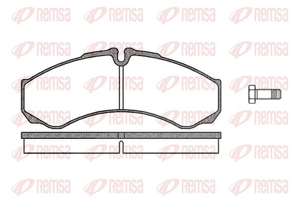Kawe Bremsbelagsatz, Scheibenbremse [Hersteller-Nr. 065110] für Renault, Iveco