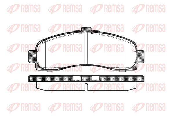 Kawe Bremsbelagsatz, Scheibenbremse [Hersteller-Nr. 043110] für Nissan