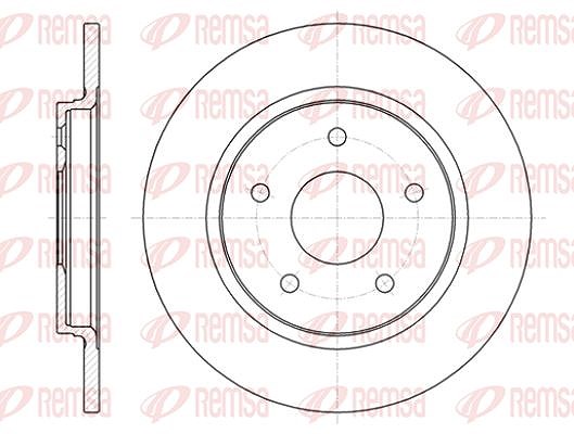 Kawe 1x Bremsscheibe [Hersteller-Nr. 6139400] für Dodge, Fiat, Chrysler