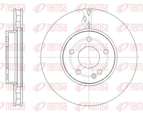 Kawe 1x Bremsscheibe [Hersteller-Nr. 6178810] für Mercedes-Benz