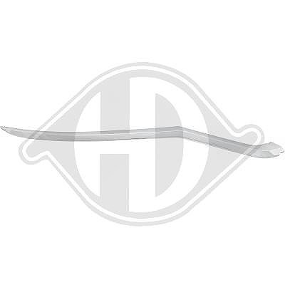 Diederichs Zier-/Schutzleiste, Kühlergitter [Hersteller-Nr. 2240842] für VW