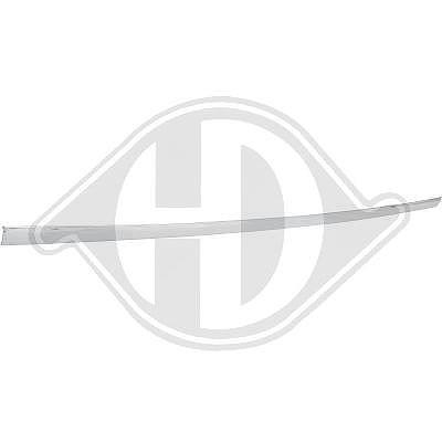 Diederichs Zier-/Schutzleiste, Stoßfänger [Hersteller-Nr. 1645061] für Mercedes-Benz