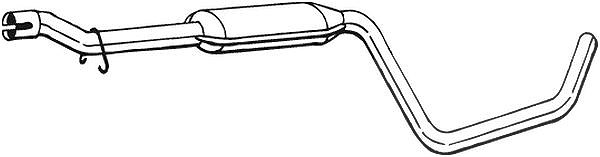 Bosal Mittelschalldämpfer [Hersteller-Nr. 284-261] für Volvo