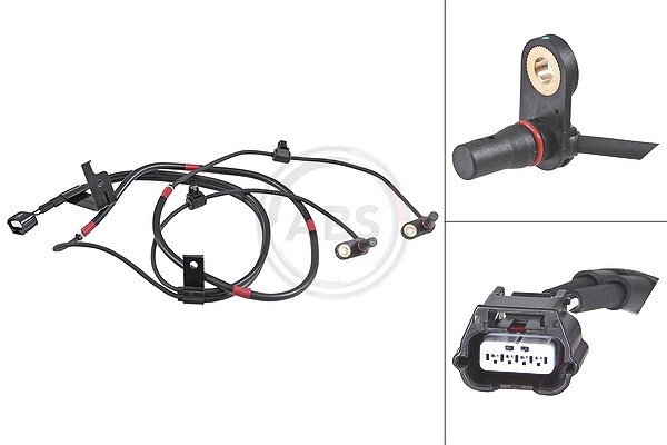 A.b.s. Sensor, Raddrehzahl [Hersteller-Nr. 30028] für Isuzu