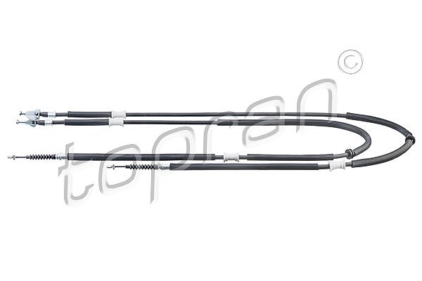 Topran Seilzug, Feststellbremse [Hersteller-Nr. 207368] für Vauxhall, Opel