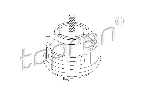 Topran Lagerung, Motor [Hersteller-Nr. 500278] für BMW