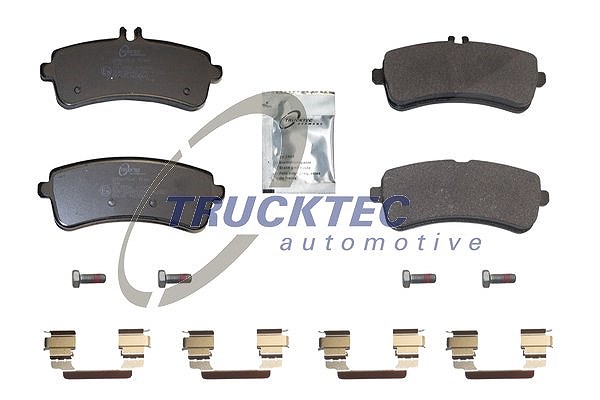 Trucktec Automotive Bremsbelagsatz, Scheibenbremse [Hersteller-Nr. 02.35.519] für Mercedes-Benz