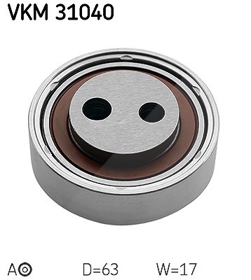 Skf Spannrolle, Keilrippenriemen [Hersteller-Nr. VKM31040] für Audi, VW, Skoda