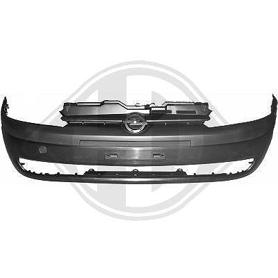 Diederichs Stoßfänger [Hersteller-Nr. 1813050] für Opel