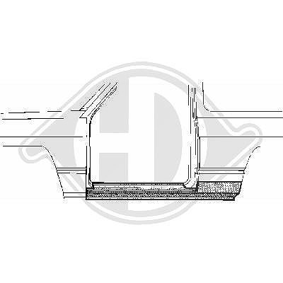 Diederichs Einstiegblech [Hersteller-Nr. 9891021] für Suzuki