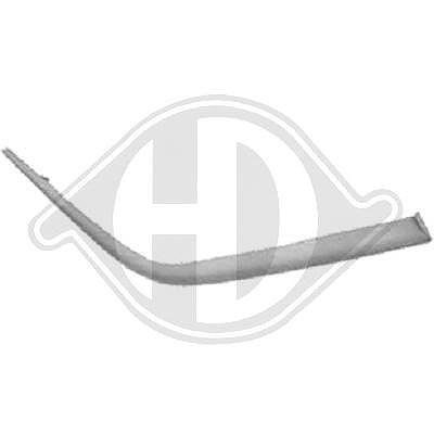Diederichs Zier-/Schutzleiste, Stoßfänger [Hersteller-Nr. 1670264] für Mercedes-Benz