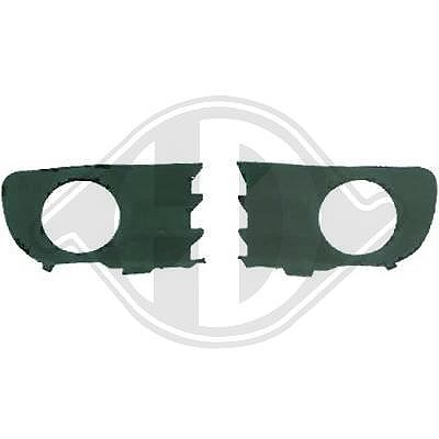 Diederichs Lüftungsgitter, Stoßfänger [Hersteller-Nr. 4464048] für Renault