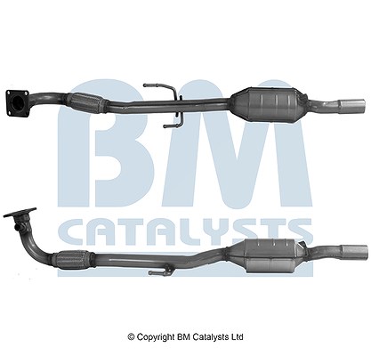 Bm Catalysts Katalysator mit Anbauteilen [Hersteller-Nr. BM90849H] für VW, Seat