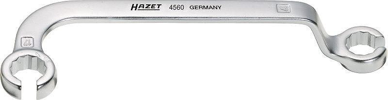 Hazet Einspritzleitungs-Schlüssel - Doppel-Sechskant Profil - 17x17 mm [Hersteller-Nr. 4560]