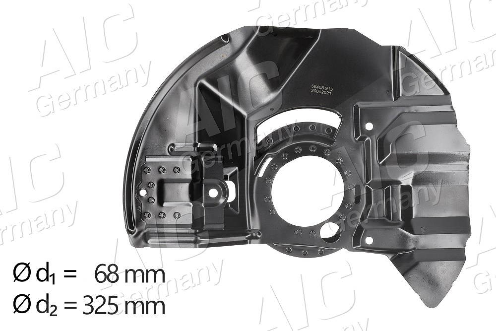 Aic Deckblech Bremsscheibe vorne links [Hersteller-Nr. 56408] für BMW